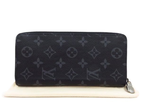 kjm0511 1 Louis Vuitton Zippy Wallet Monogram Eclipse Black