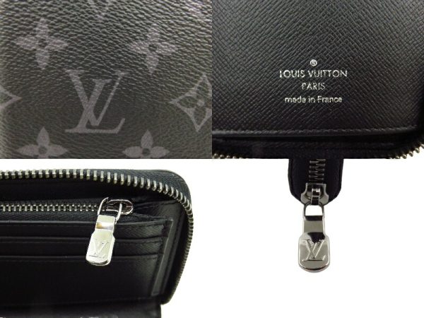 kjm0511 5 Louis Vuitton Zippy Long Wallet Eclipse Black