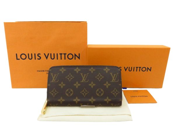 kjm0513 1 Louis Vuitton Zippy Wallet Monogram Long Wallet Brown