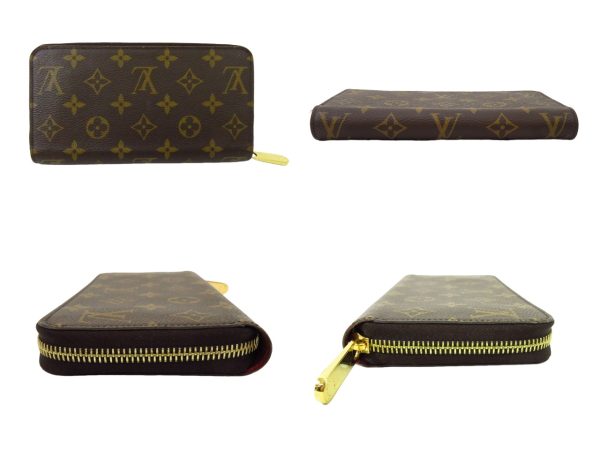 kjm0513 3 Louis Vuitton Zippy Wallet Monogram Long Wallet Brown