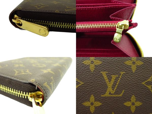 kjm0513 4 Louis Vuitton Zippy Wallet Monogram Long Wallet Brown