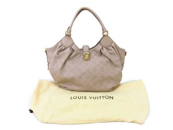 kjm0515 1 Louis Vuitton Mahina Neo L Shoulder Bag Sable