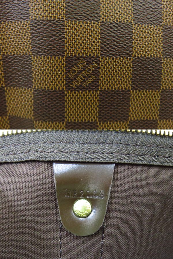 kjm0516 10 Louis Vuitton Damier Keepall 50 Bag Brown