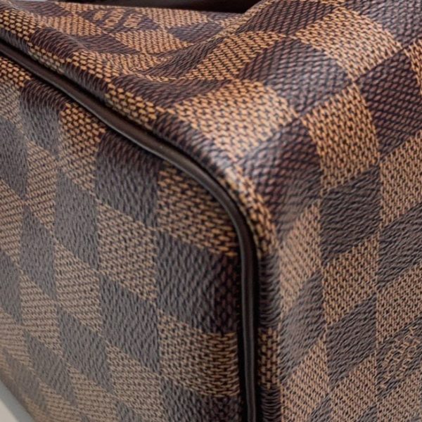 kr08177kt11 Louis Vuitton Speedy 25 Handbag Damier Ebene Brown