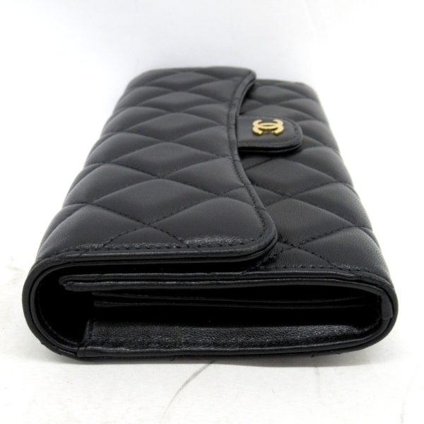 kr220511 4 CHANEL Matelasse Long Flap Wallet Lambskin