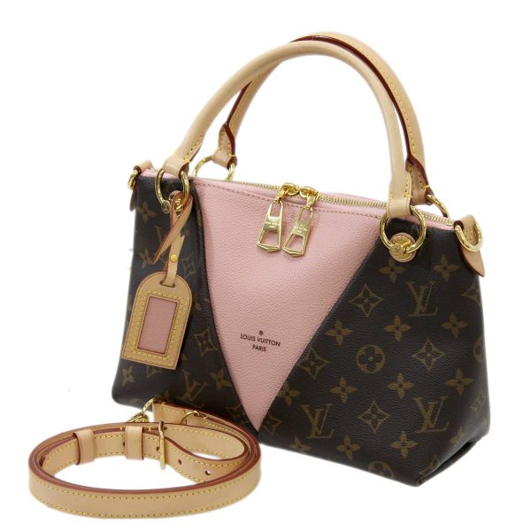 ks230427oad01 Louis Vuitton V Tote BB 2WAY Handbag Monogram Rose