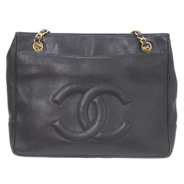 ks230903xd01 1 Chanel Coco Shoulder Bag Caviar Skin Black