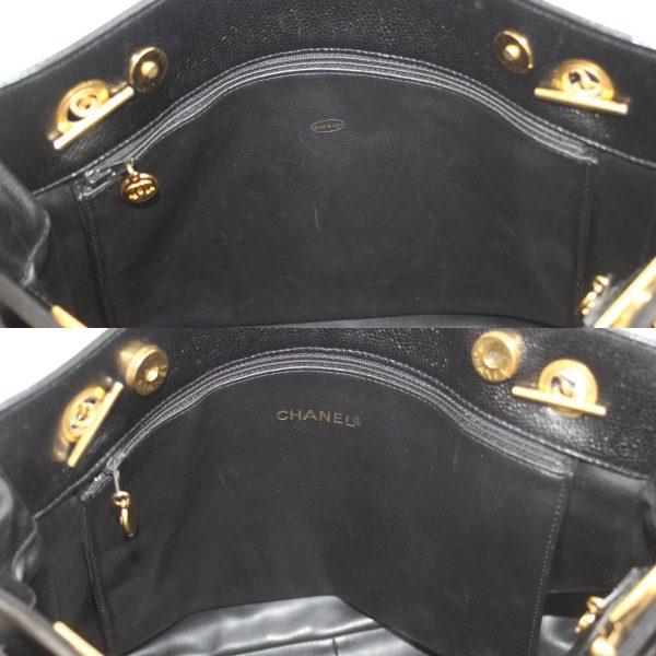 ks230903xd01 7 Chanel Coco Shoulder Bag Caviar Skin Black