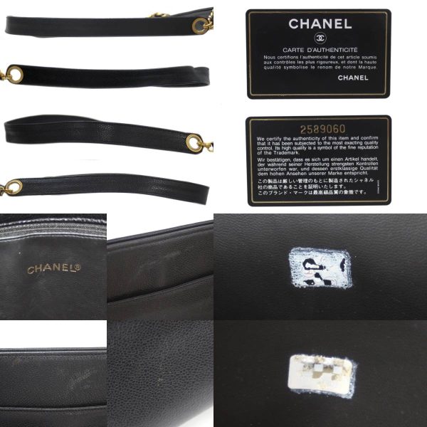 ks230903xd01 9 Chanel Coco Shoulder Bag Caviar Skin Black