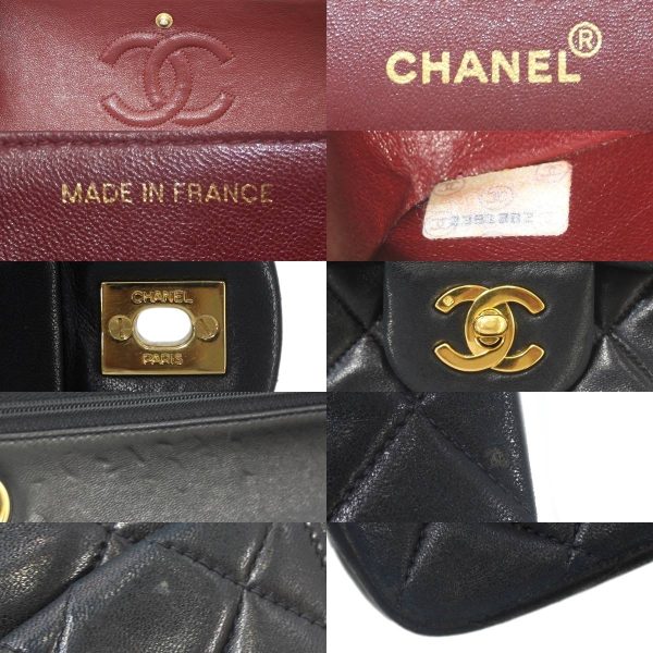 ks240803tvd01 9 Chanel Matelasse Chain Shoulder Bag Lambskin Black