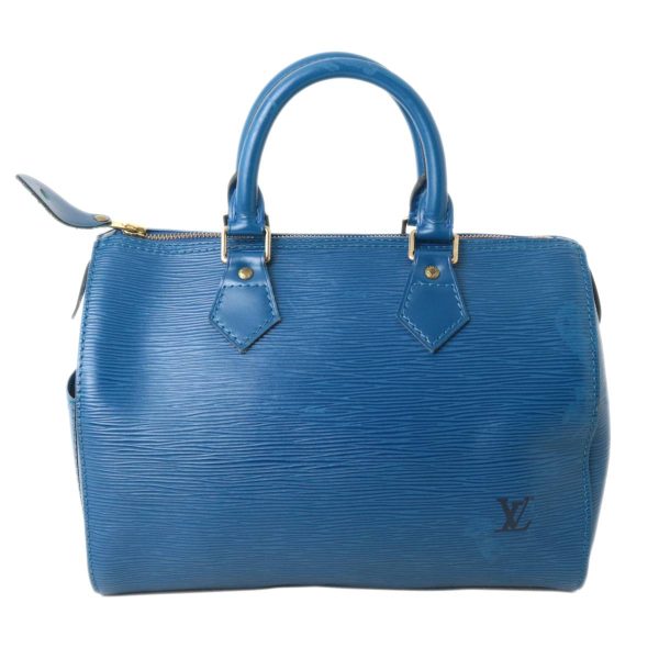 kz210815ofc01 1 Louis Vuitton Speedy 25 Bag Epi Blue