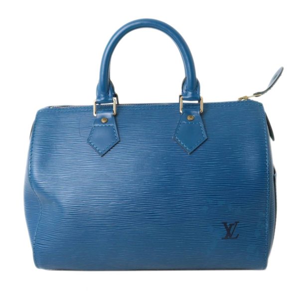 kz210815ofc01 2 Louis Vuitton Speedy 25 Bag Epi Blue