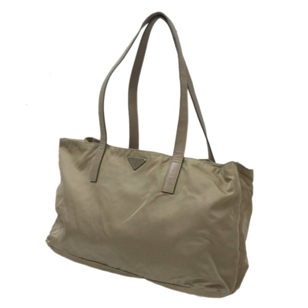 kz231006tc02 Prada Tote Bag Nylon Khaki