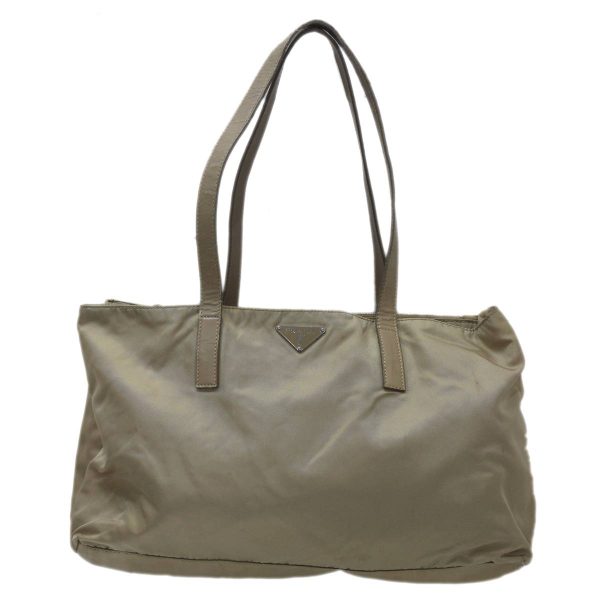 kz231006tc02 1 Prada Tote Bag Nylon Khaki