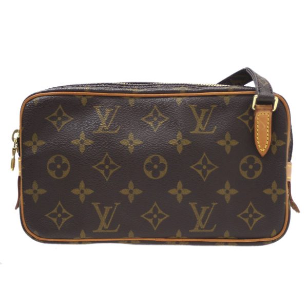 kz231214thvb02 2 Louis Vuitton Pochette Marly Bandouliere Shoulder Bag Monogram