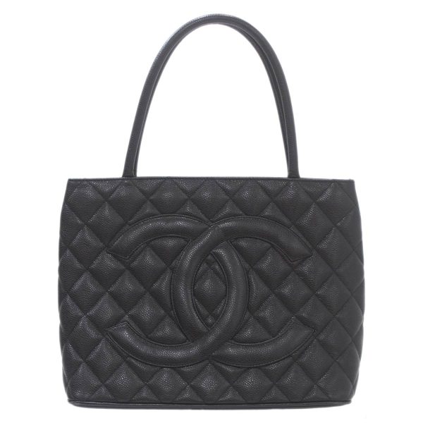 kz240610svvb01 1 Chanel Tote Bag Caviar Skin Black