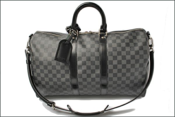 l 0002 15 6 Louis Vuitton Keepall Bandouliere 45 Bag Damier Graphite