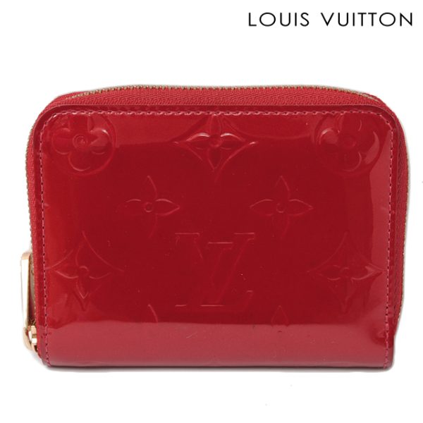 l 0028 15 1 Louis Vuitton Zippy Coin Card Case Vernis Pomme dAmour