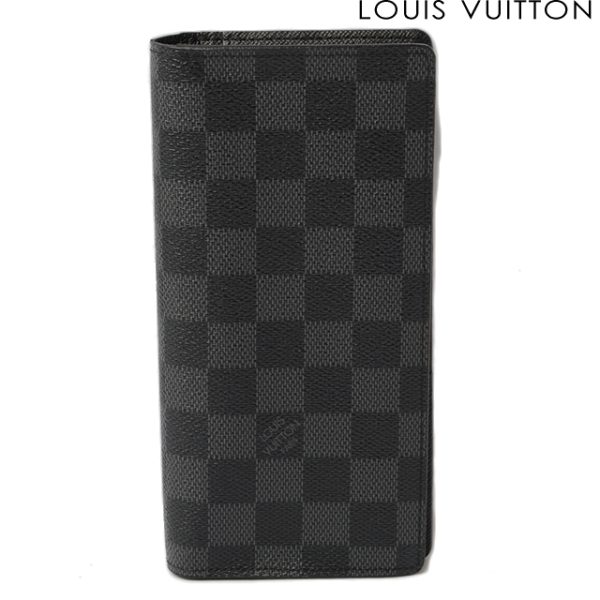 l 0037 15 1 Louis Vuitton Portefeuille Braza Wallet Damier Graphite Black