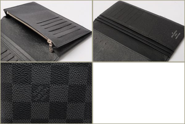 l 0037 15 3 Louis Vuitton Portefeuille Braza Wallet Damier Graphite Black