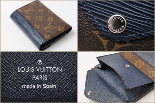 l 0055 15 2 Louis Vuitton Portefeuille Marie RouWallet Monogram Blue