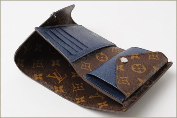 l 0055 15 4 Louis Vuitton Portefeuille Marie RouWallet Monogram Blue