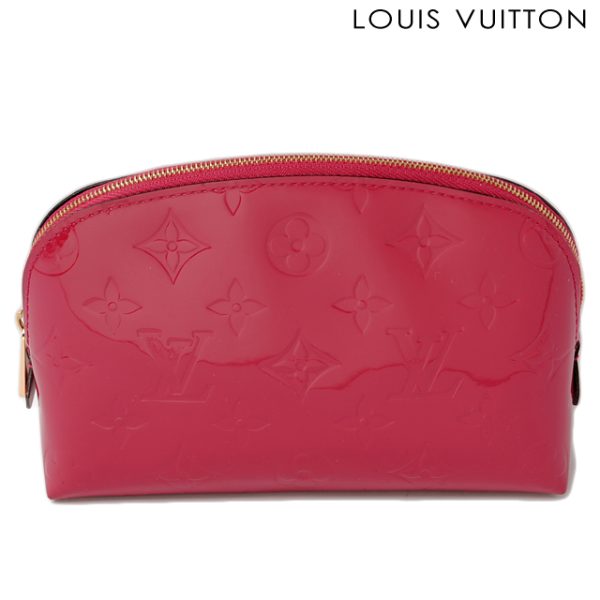 l 0066 15 1 Louis Vuitton Pouch Vernis Rose Andien