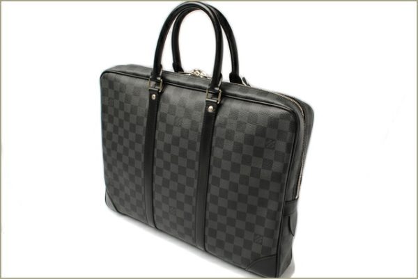 l 0079 15 3 Louis Vuitton Porte de Cumin Voyage Graphite Document Black