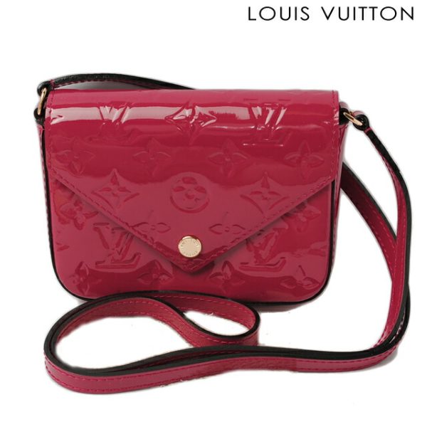 l 0097 15 1 Louis Vuitton Lucy Shoulder Bag Vernis Rose Andian