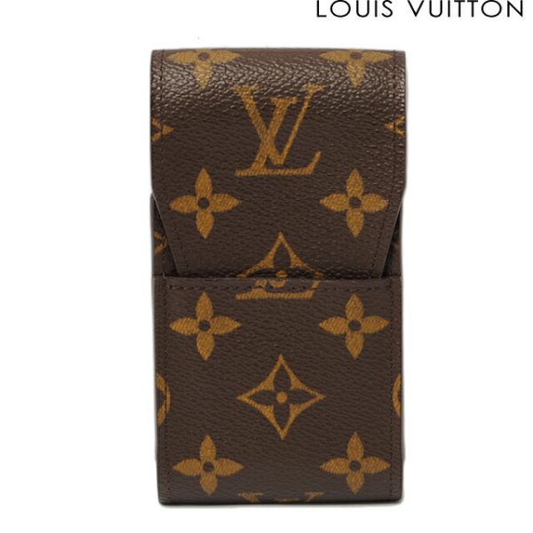 l 0099 15 1 Louis Vuitton Etuy Monogram Case Brown