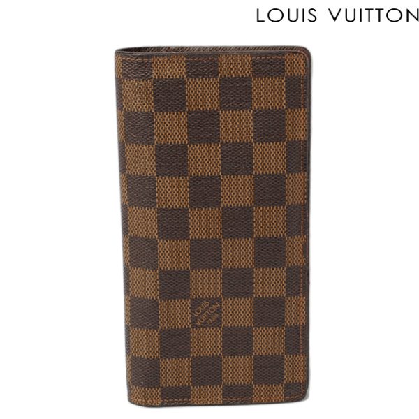 l 0123 15 1 Louis Vuitton Brother Wallet Long Damier Brown