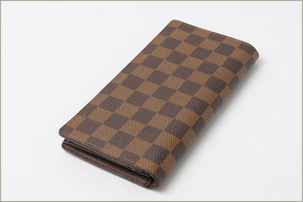 l 0123 15 3 Louis Vuitton Brother Wallet Long Damier Brown