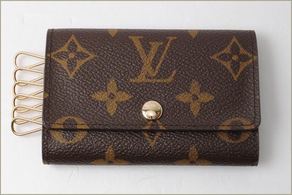 l 0144 15 3 Louis Vuitton Multicle 6 Key Case Monogram Brown