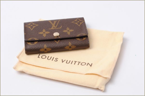 l 0144 15 5 Louis Vuitton Multicle 6 Key Case Monogram Brown