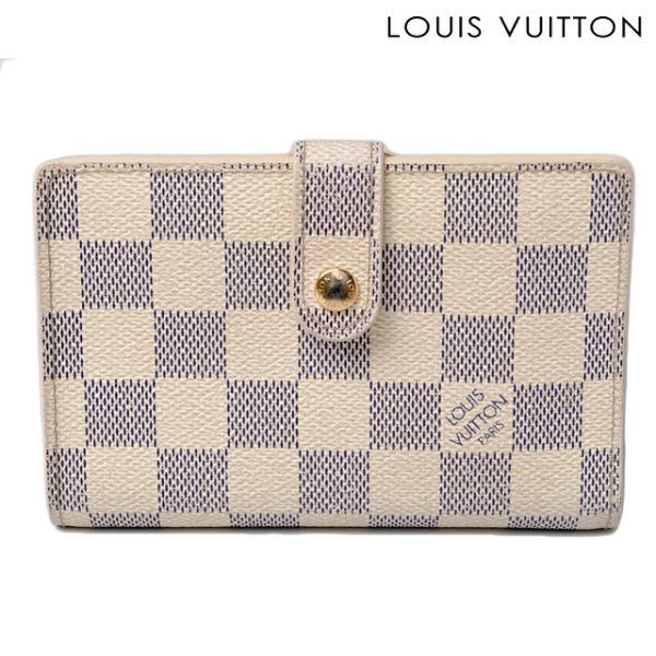 l 0156 15 1 Louis Vuitton Viennois Wallet Damier Azur