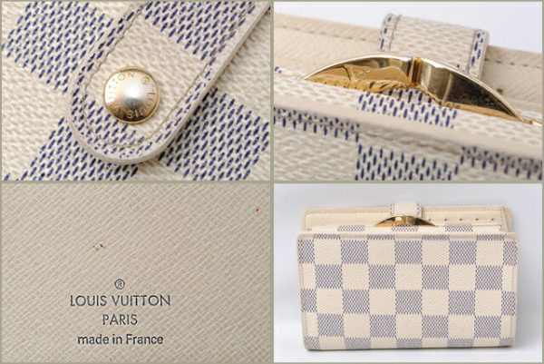 l 0156 15 2 Louis Vuitton Viennois Wallet Damier Azur