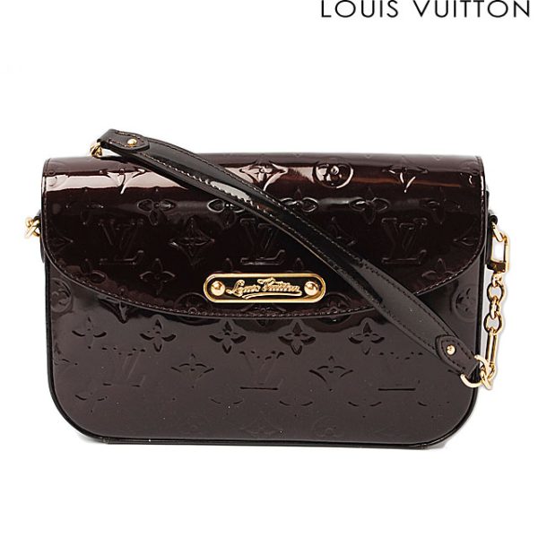 l 0204 15 1 Louis Vuitton Rodeo Drive Shoulder Bag Vernis Amaranto