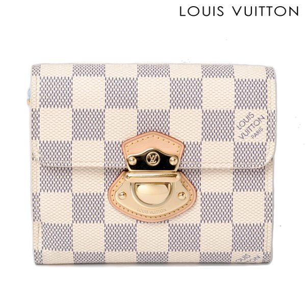 l 0208 15 1 Louis Vuitton Joy Wallet TrifDamier Azur