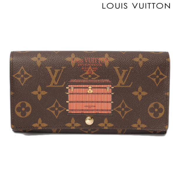 l 0219 15 1 Louis Vuitton Portefeuille Sara Monogram Wallet Brown