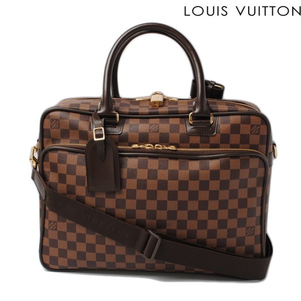 l 0220 15 1 Louis Vuitton Ikar Damier Document Bag Black