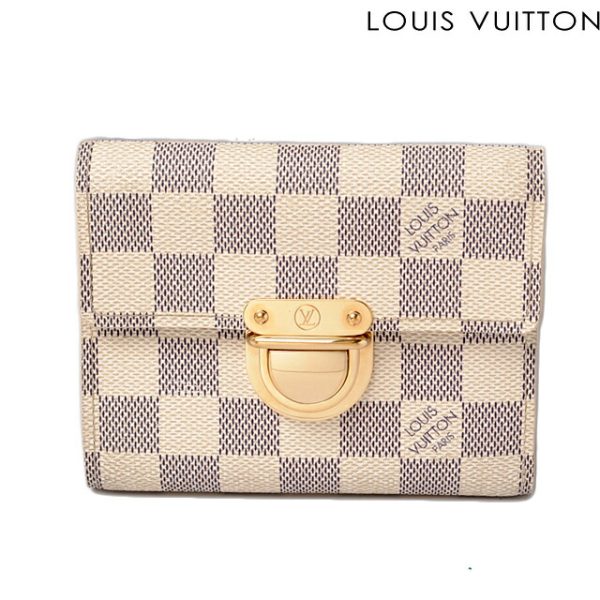 l 0226 15 1 Louis Vuitton Porte Feuille Koala Damier Wallet White