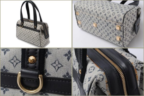 l 1219 2 Louis Vuitton Josephine PM Mini Bag Monogram Blue