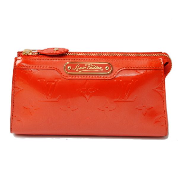 l 16 0019 1 Louis Vuitton Sunset Pouch Vernis Orange