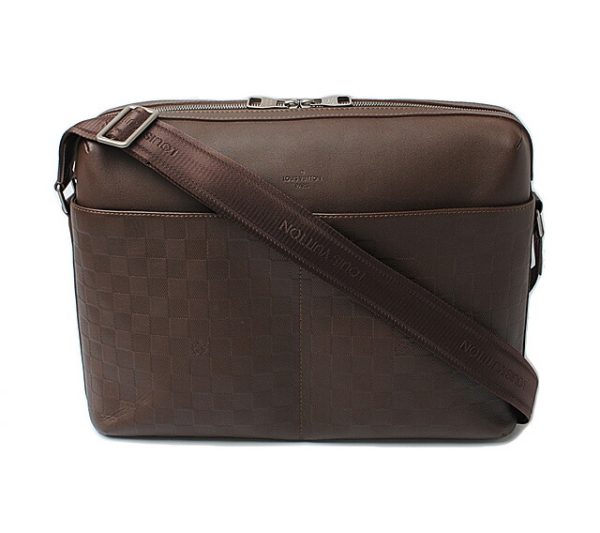 l 16 0023 1 Louis Vuitton Calypso GM Shoulder Bag Damier Brown