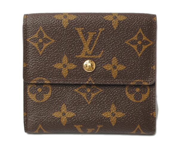 l 16 0028 1 Louis Vuitton Portefeuille Elise Wallet Monogram Brown