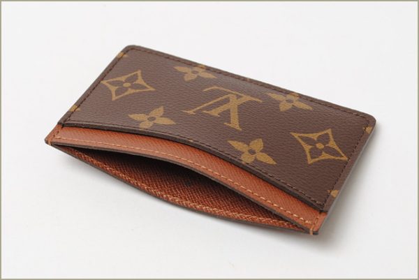 l 16 0033 4 Louis Vuitton Porto Carte Monogram Card Case Brown