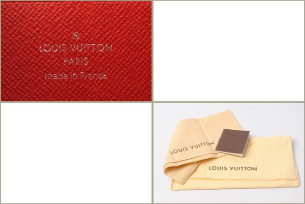 l 16 0054 5 Louis Vuitton Clemence Wallet Long Epi Coquelicot