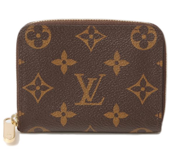 l 16 0068 1 Louis Vuitton Zippy Coin Monogram Coin Case Brown