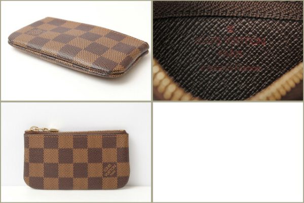 l 16 0083 3 Louis Vuitton Pochette Clé Damier Coin Brown