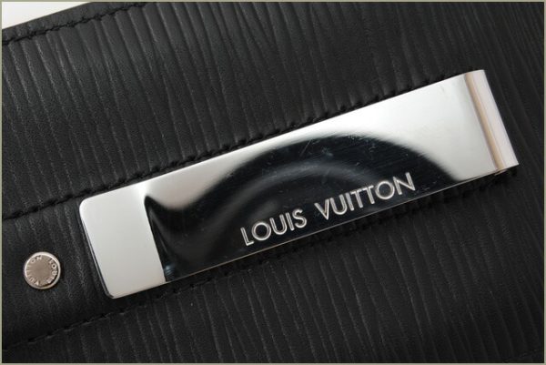 l 16 0084 4 Louis Vuitton Porto Carte Card Case Epi Noir